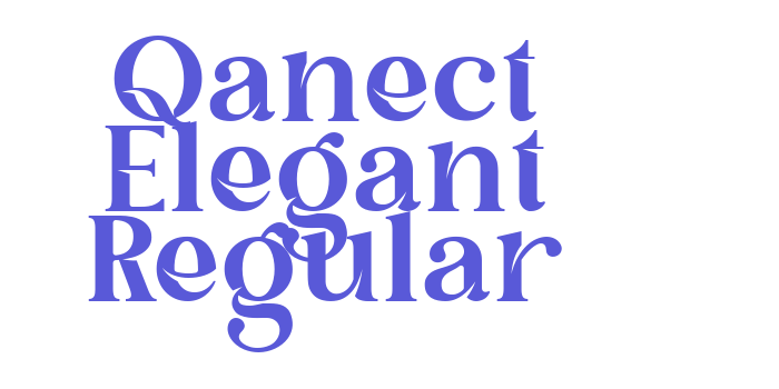 Qanect Elegant Regular Font Download