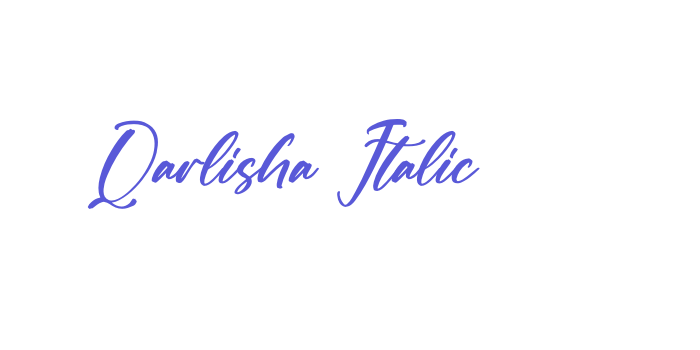 Qarlisha Italic Font Download