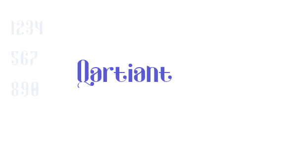 Qartiant font free