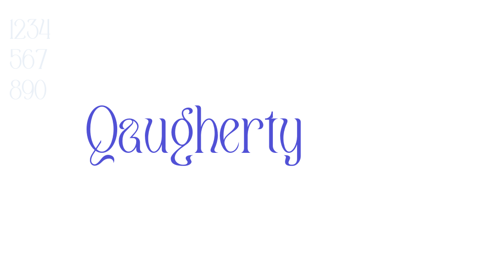 Qaugherty-font-download