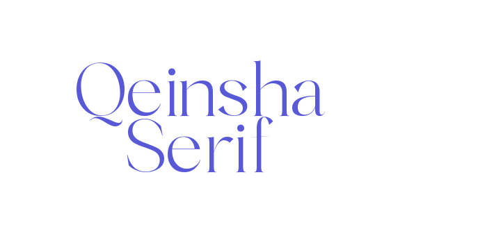 Qeinsha Serif Font Download