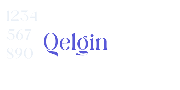 Qelgin font free