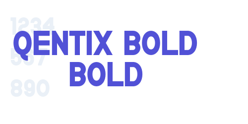 Qentix Bold Bold-font-download