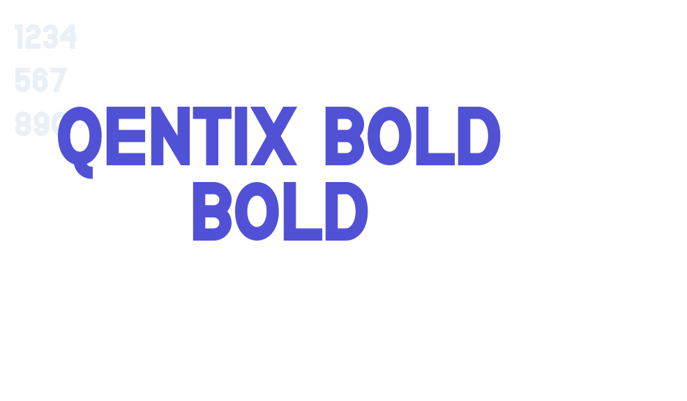 Qentix Bold Bold-font-download