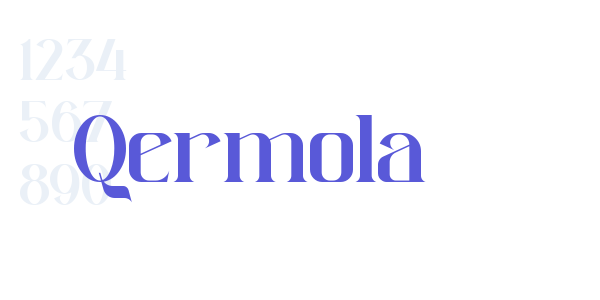 Qermola font