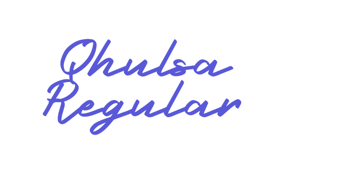 Qhulsa Regular Font Download