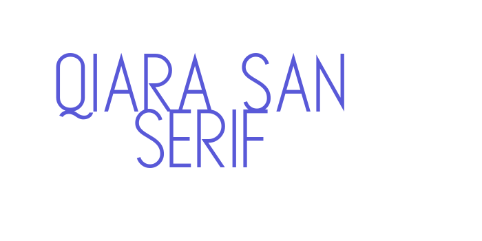 Qiara san serif Font Download