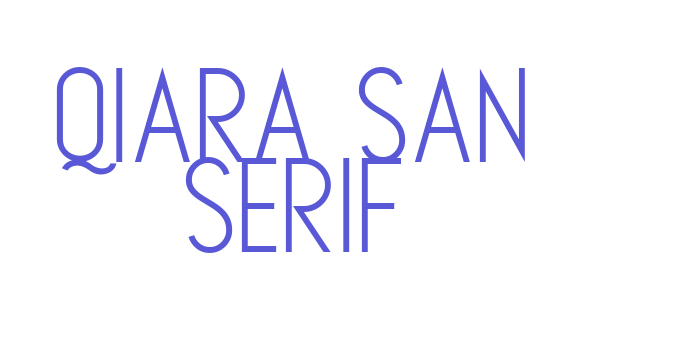 Qiara san serif Font