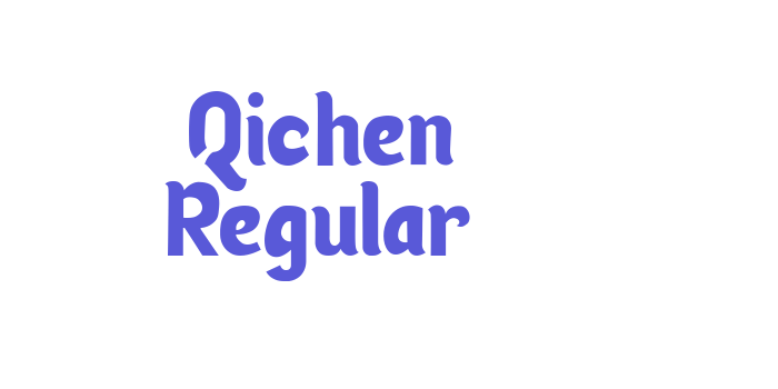 Qichen Regular Font Download