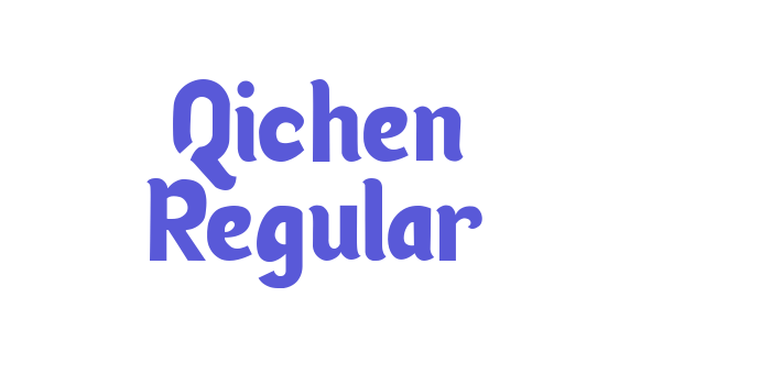 Qichen Regular Font