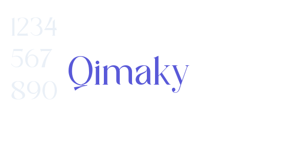 Qimaky font free