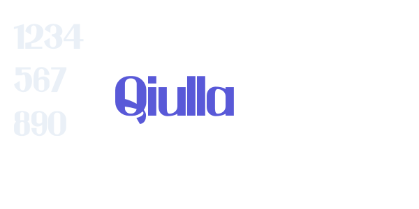 Qiulla font free