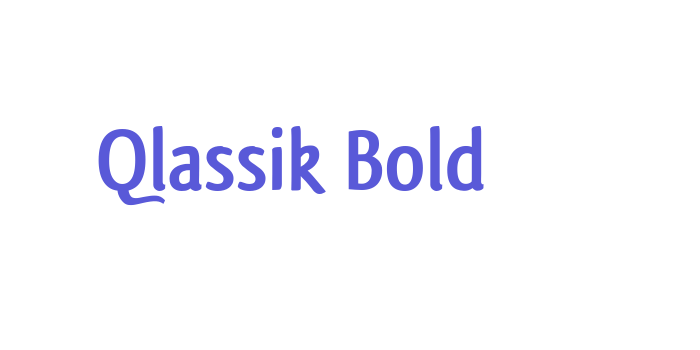 Qlassik Bold Font Download