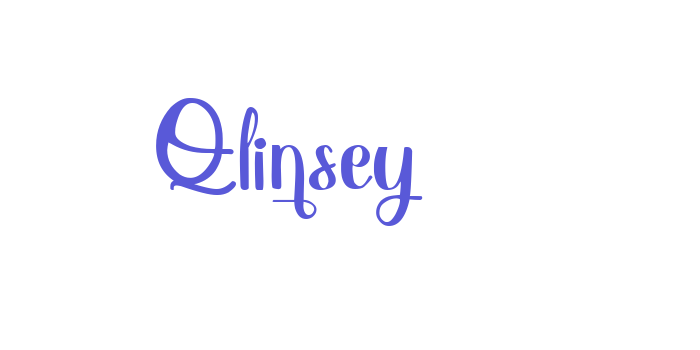 Qlinsey Font Download