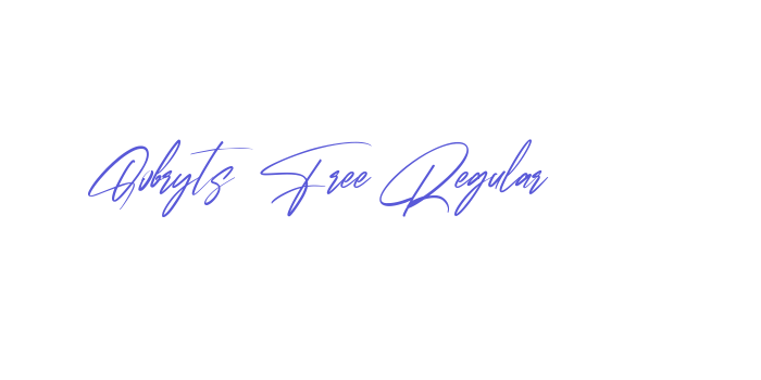 Qobryts Free Regular Font Download