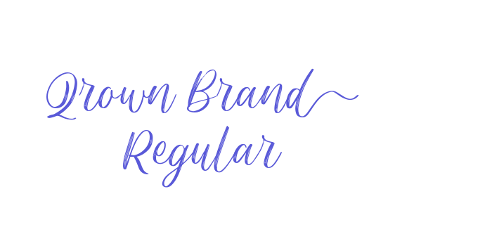 Qrown Brand Regular Font Download