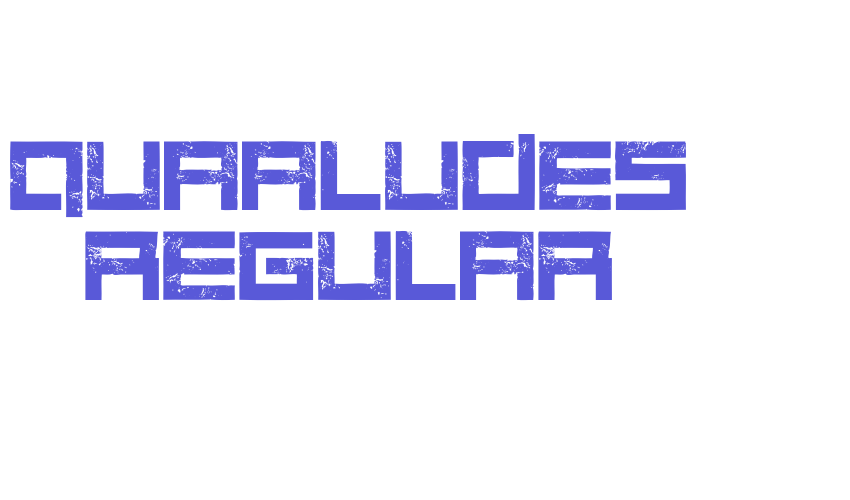 Quaaludes Regular Font Download