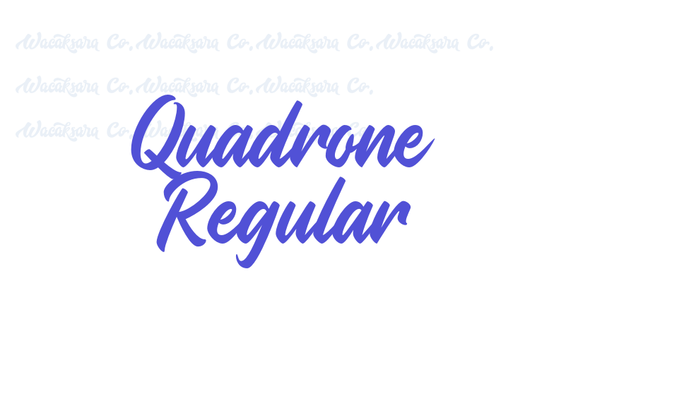 Quadrone Regular-font-download