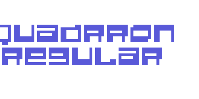 Quadrron Regular Font Download