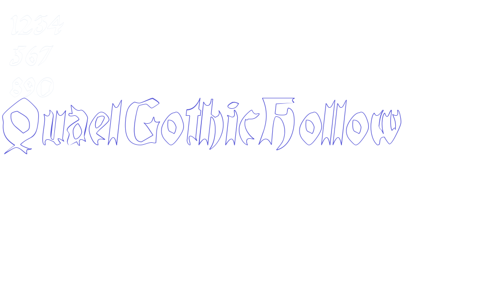 QuaelGothicHollow-font-download