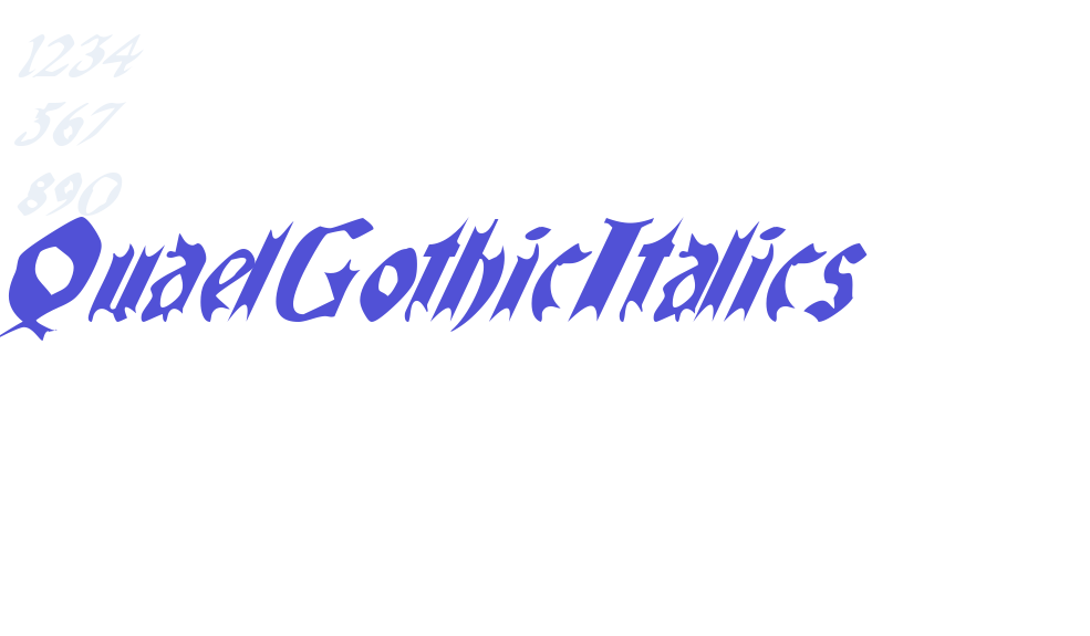 QuaelGothicItalics-font-download