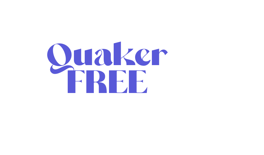 Quaker FREE Font Download