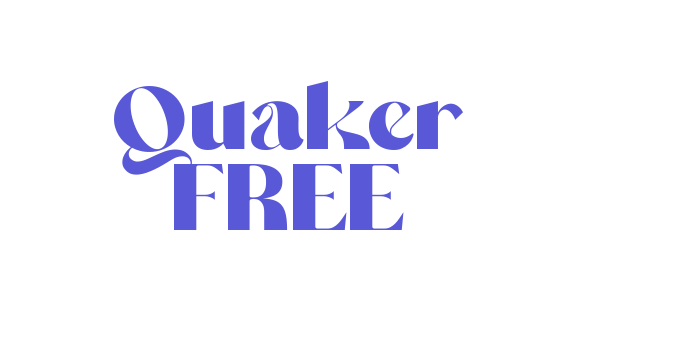 Quaker FREE Font Download