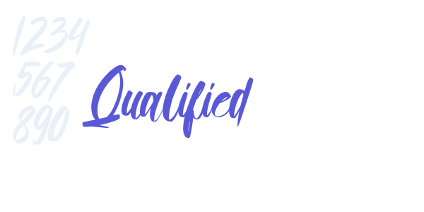 Qualified font free