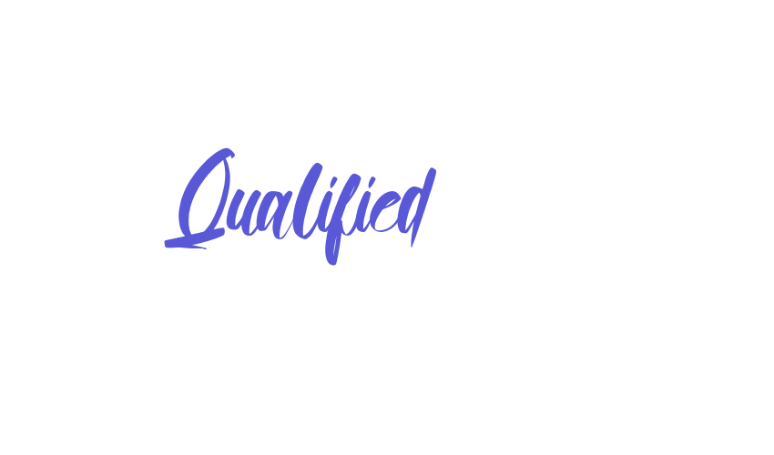 Qualified Font