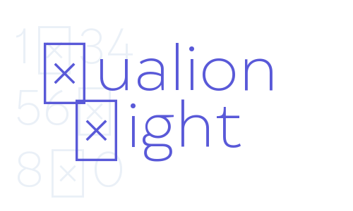 Qualion Light Font Download