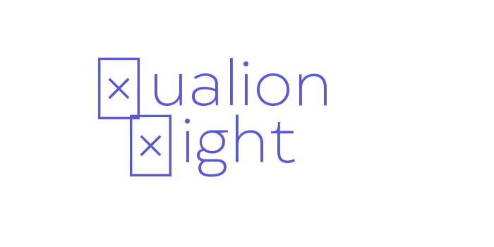 Qualion Light Font Download