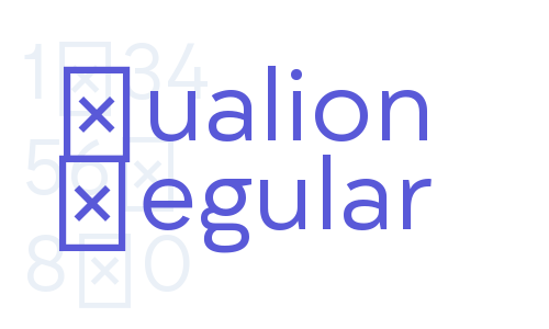 Qualion Regular Font Download