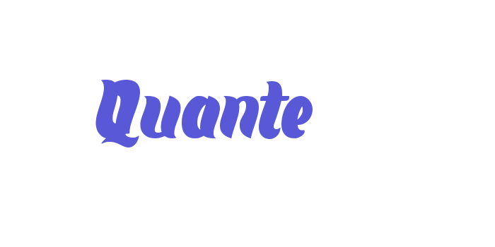 Quante Font Download