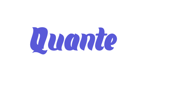 Quante Font