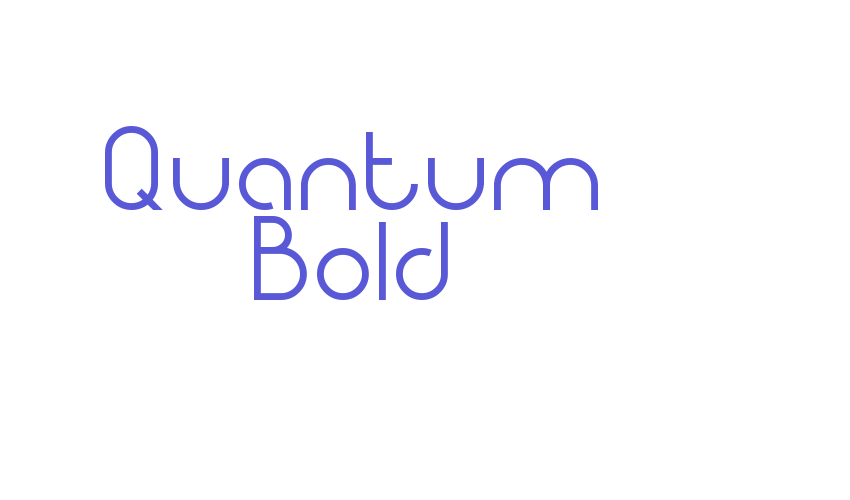 Quantum Bold Font Download