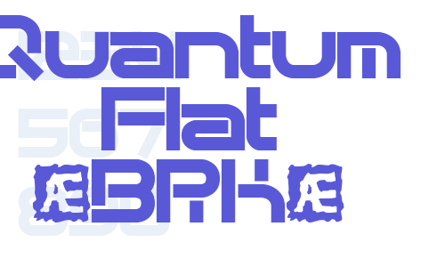 Quantum Flat (BRK) Font Download