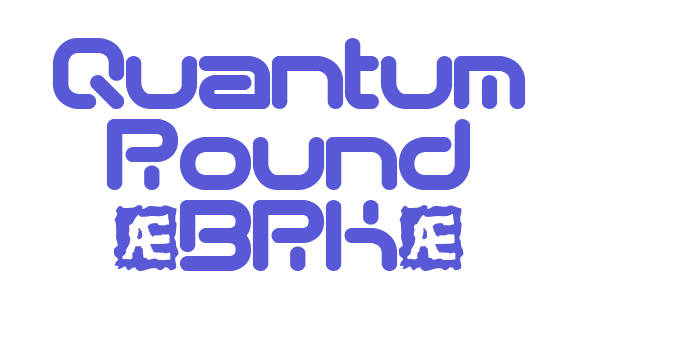 Quantum Round (BRK) Font Download