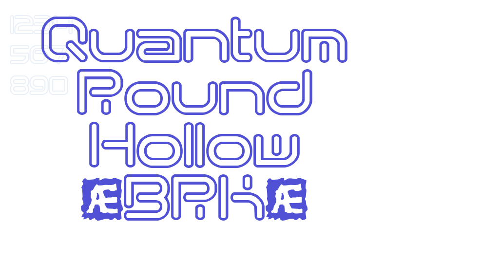 Quantum Round Hollow (BRK)-font-download