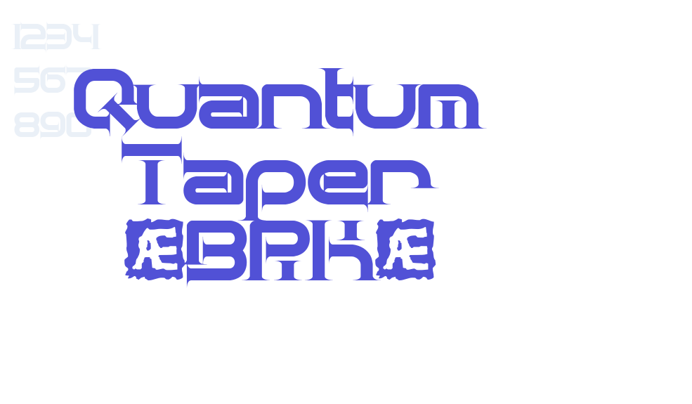 Quantum Taper (BRK)-font-download