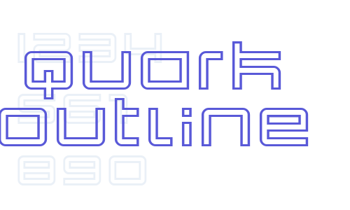 Quark Outline Font Download