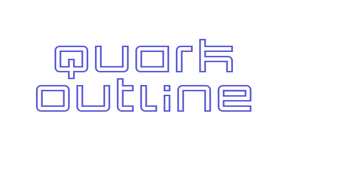 Quark Outline Font Download