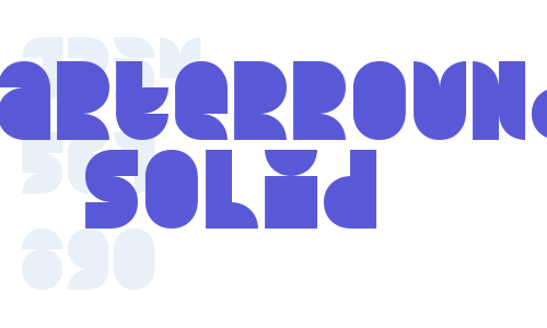 Quarterround Solid Font Download