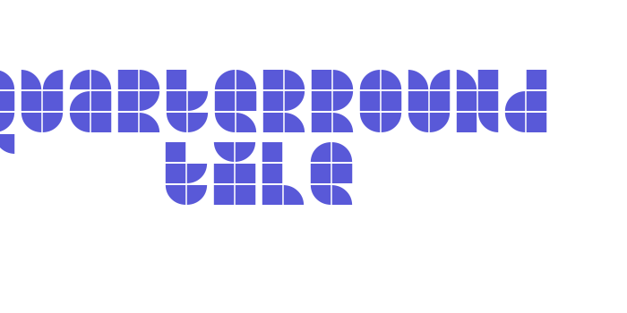 Quarterround Tile Font Download