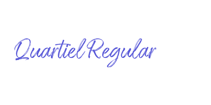 Quartiel Regular Font