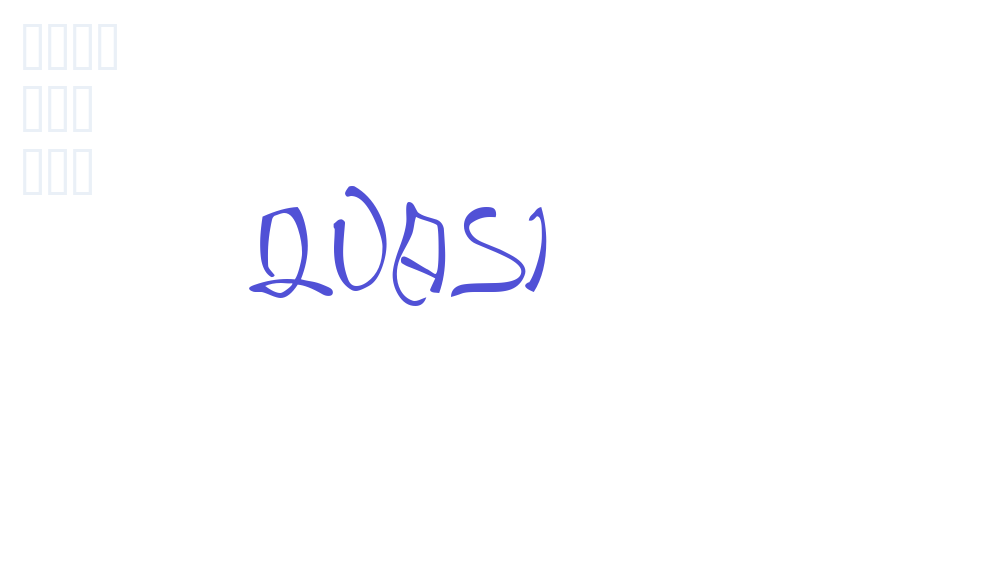 Quasi-font-download