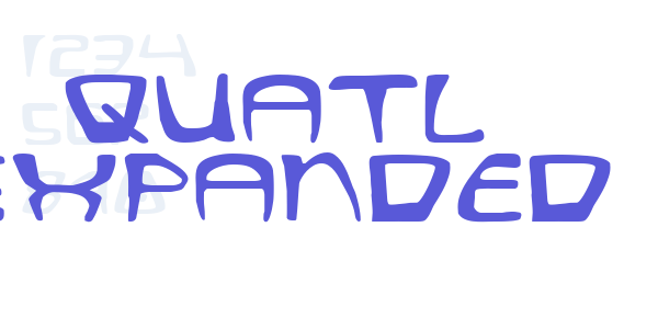 Quatl Expanded font