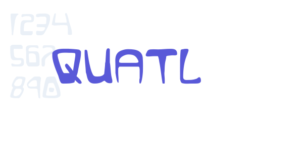 Quatl font