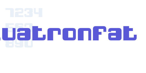 QuatronFat font free