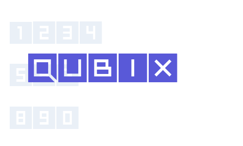 Qubix Font Download