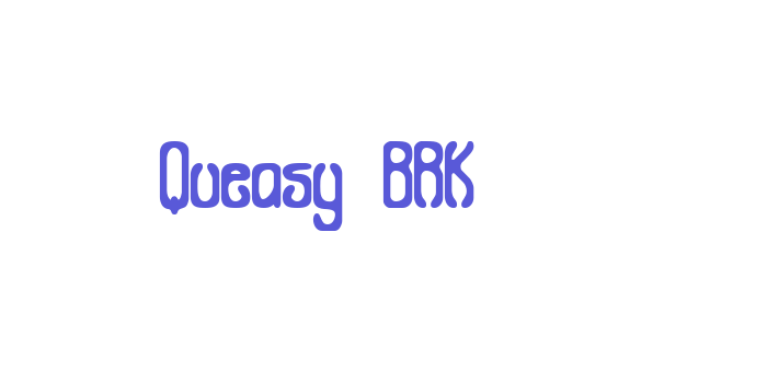 Queasy BRK Font Download